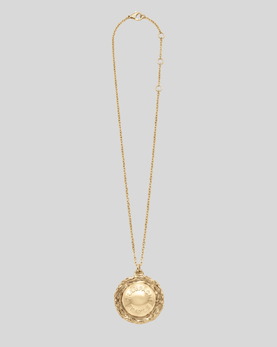 Champagne Necklace Gold — Detail