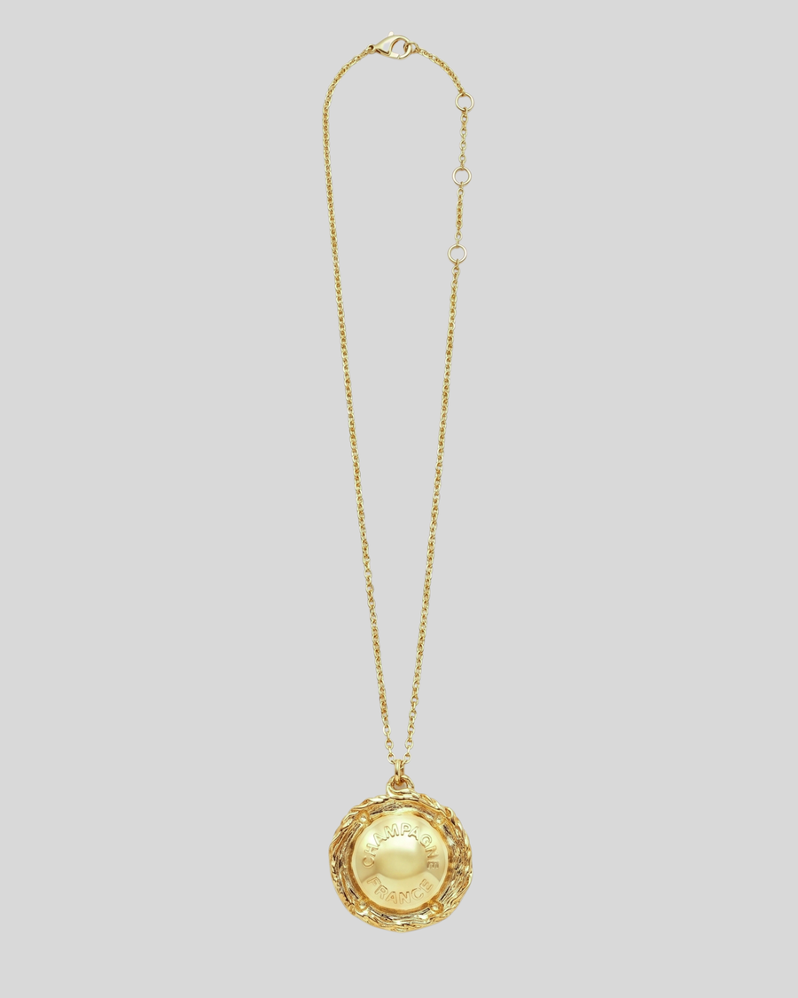 Champagne Necklace Gold — Detail