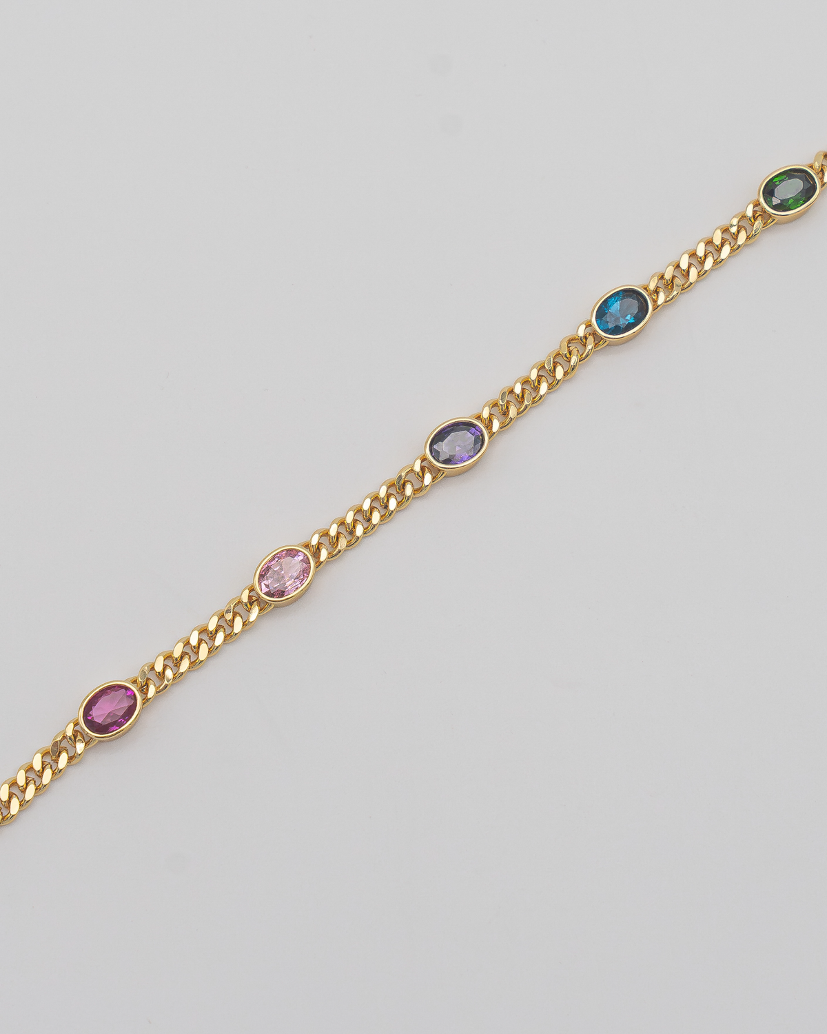Aura Bracelet Gold Multicolor — Detail