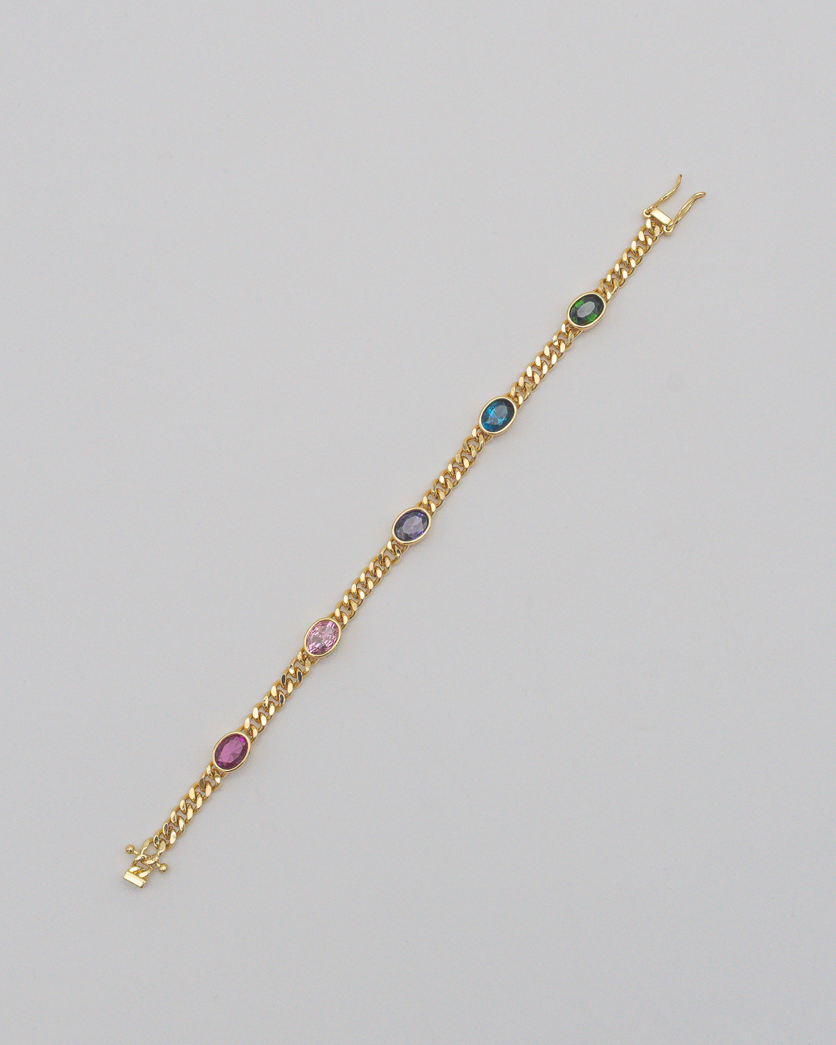 Aura Bracelet Gold Multicolor — Worn