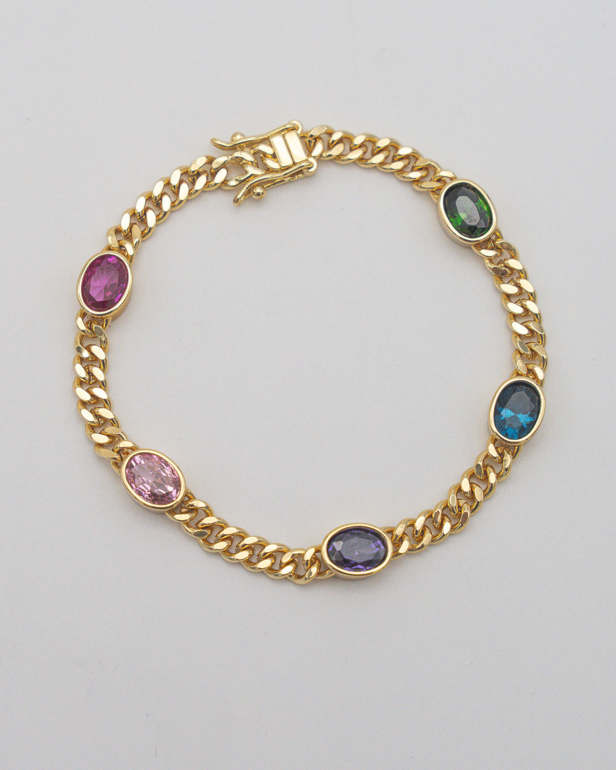 Aura Bracelet Gold Multicolor