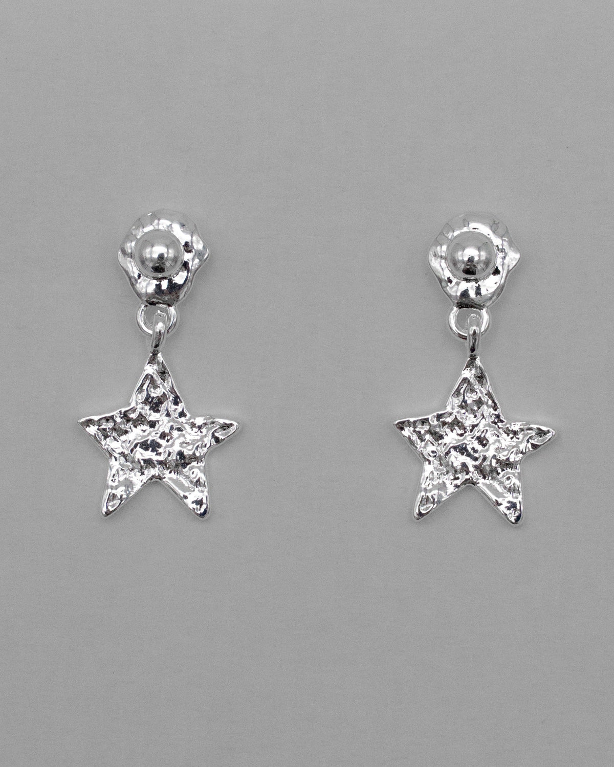 Star Earring Silver Mini — Detail