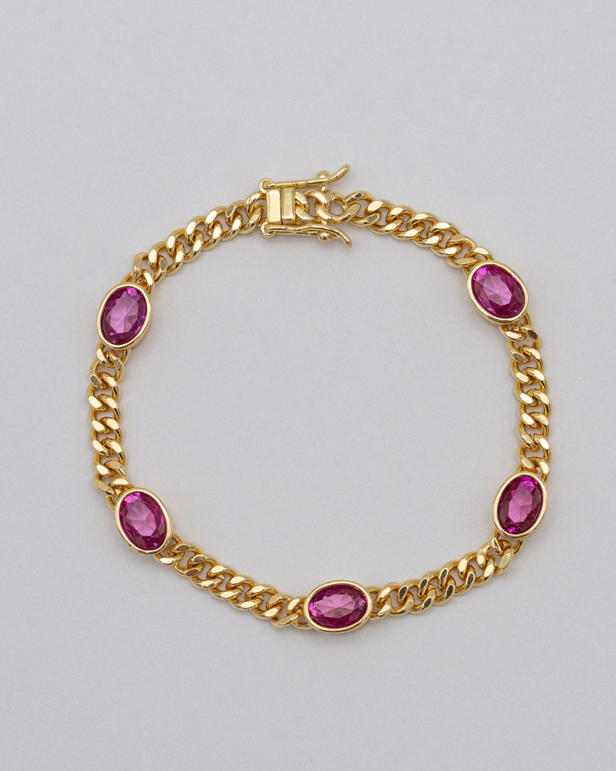 Aura Bracelet Gold Pink