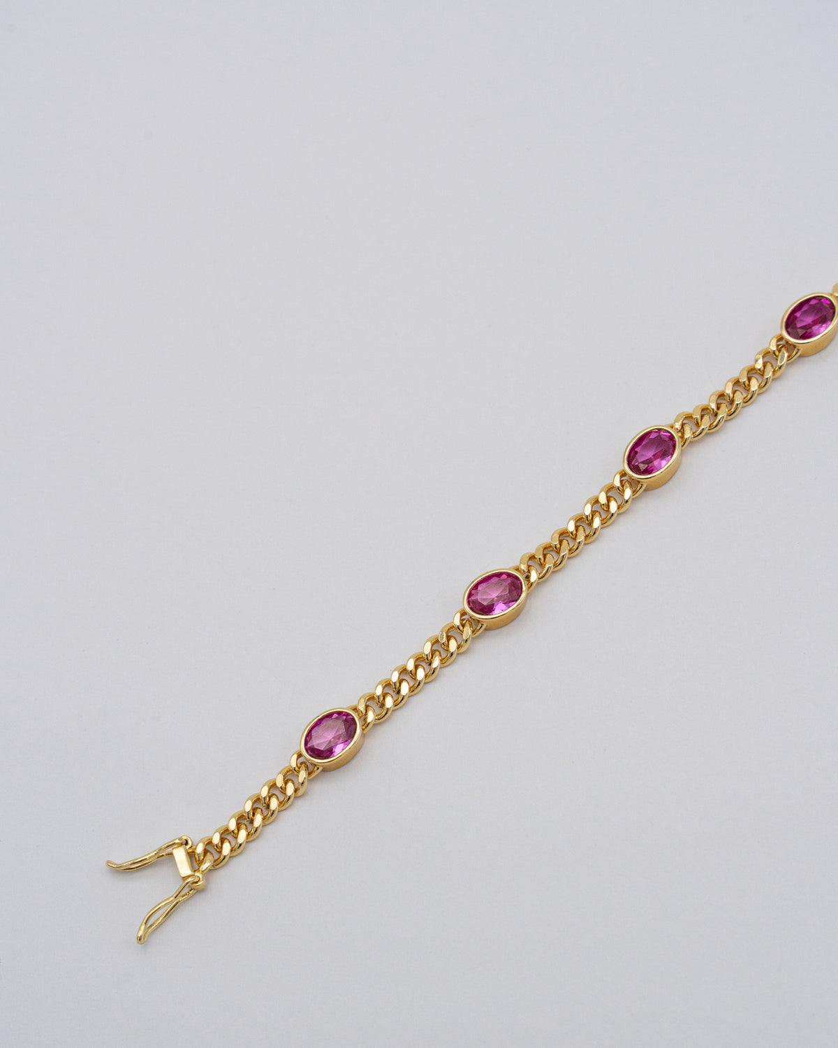 Aura Bracelet Gold Pink — Side view