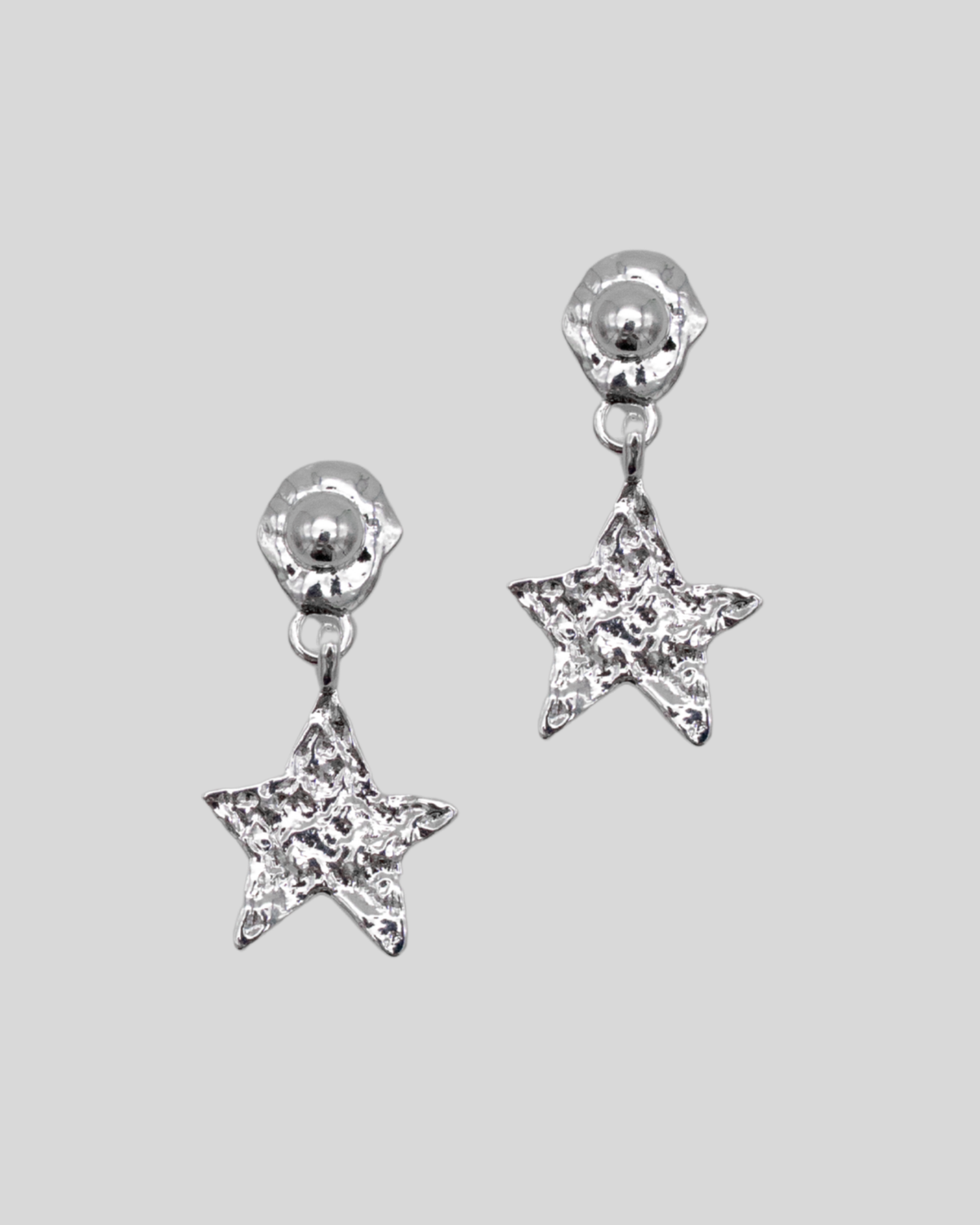 Star Earring Silver Mini