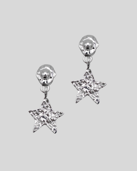 Star Earring Silver Mini