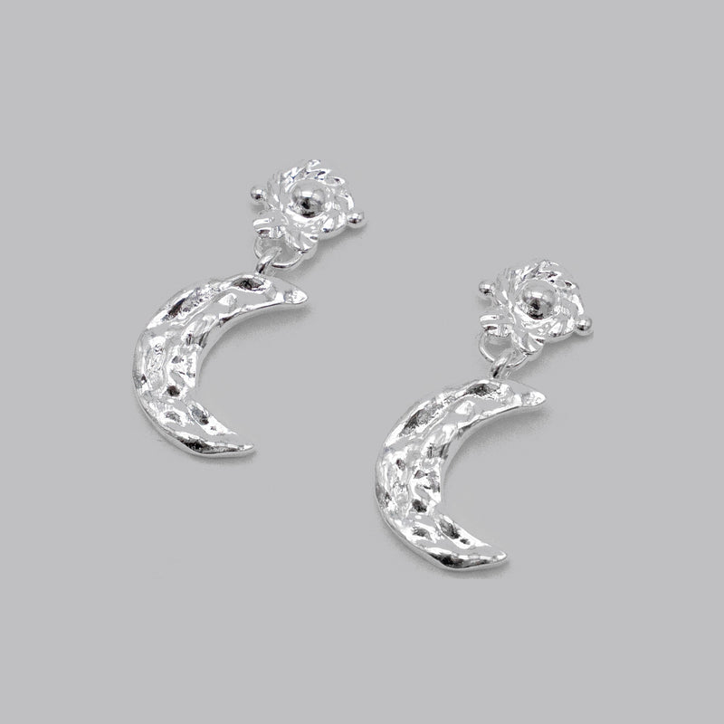 Moon Earring Silver — AVA Jewelry
