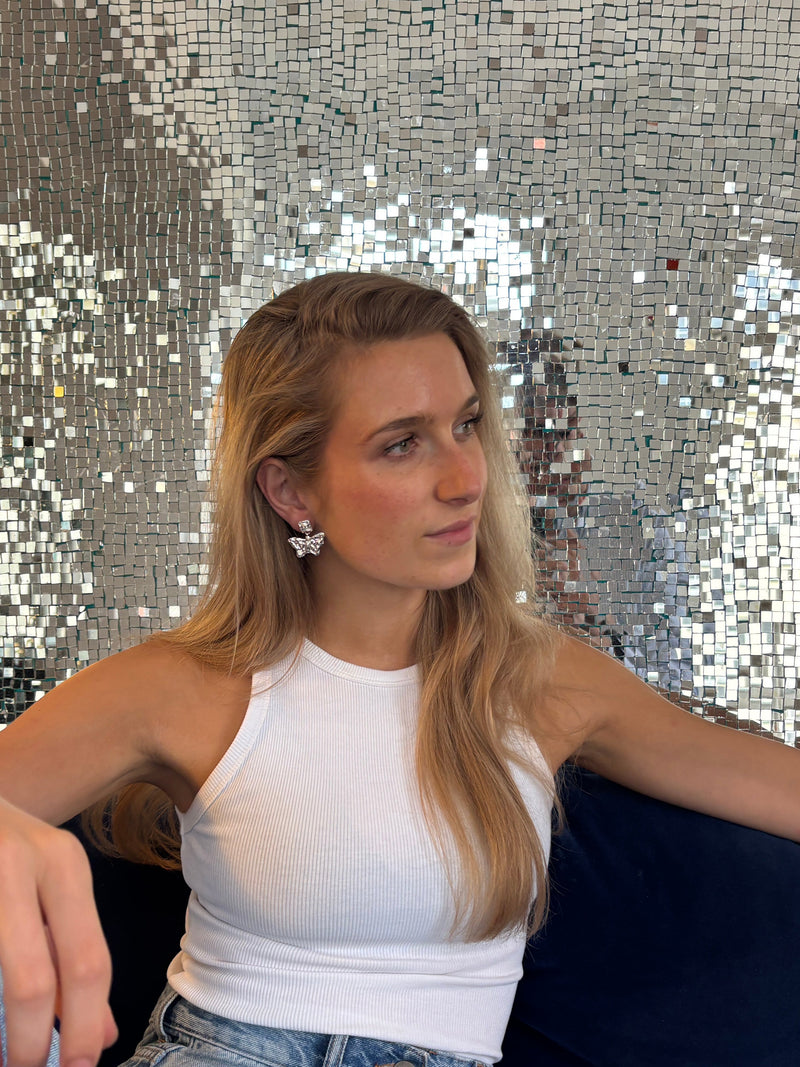 Butterfly Earring Silver — AVA Jewelry