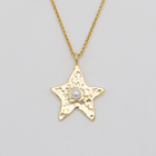 Star Necklace Gold Pearl