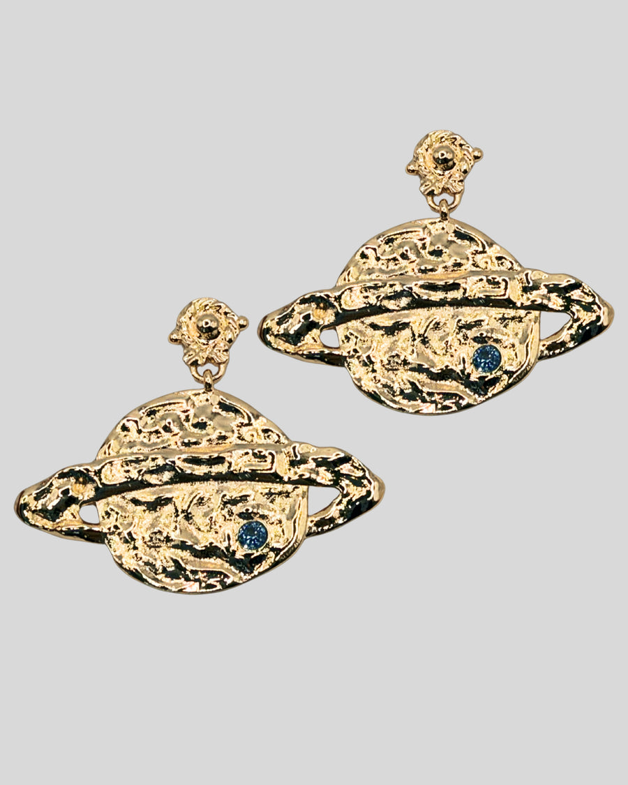 Saturn Earring Gold